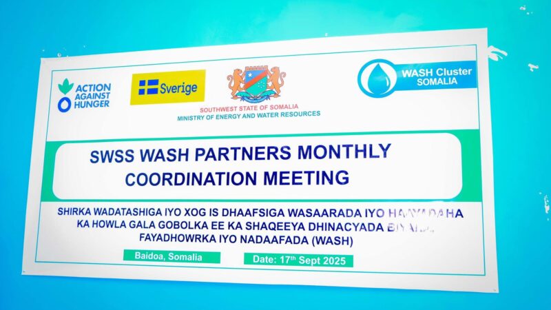 CCS Participates in WASH Cluster Meeting in Southwest State