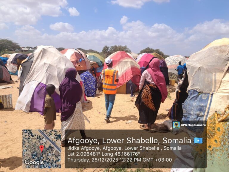 CCS Conducts Comprehensive Assessment for Newly Displaced Families in Lower Shabelle