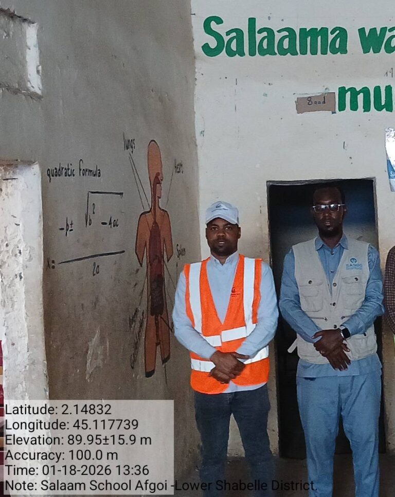 Education Rapid Needs Assessment Conducted in Afgoye District Schools