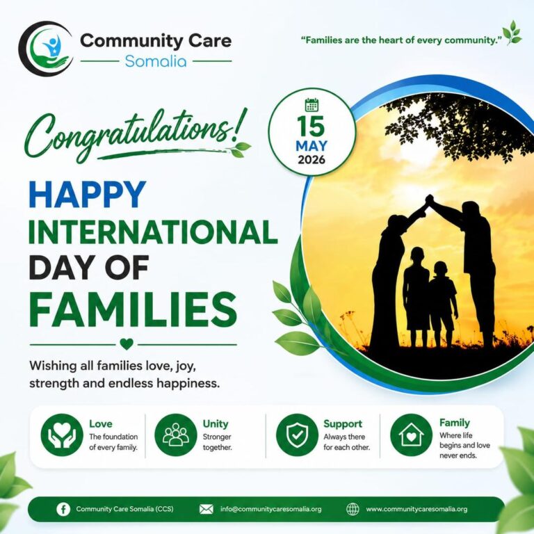 Celebrating the International Day of Families: Building Stronger Communities Through Stronger Families